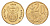 ЮАР 20 центов 2003 герб, цветок протея KM 327 сталь плакированная бронзой UNC 4687-549