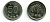 Южная Корея 50 вон 2005 FAO, рис KM 34 медь цинк никель 54-433