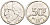 БЕЛЬГИЯ 50 ФРАНКОВ 1989 BELGIE, БОДУЭН I (1951-1993) KM 169 никель 4383-931