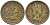 Британские Восточно-Карибские территории 5 центов 1955 Елизавета II (1952-2022), парусник KM 4 никель латунь 89-1326