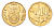 ЮАР 10 центов 2001 герб, цветок алоэ KM 224 сталь плакированная бронзой UNC 4694-766