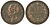 Италия 2 чентезимо 1867 T, Виктор Эммануил II KM 2.3 медь 4164-669