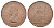 Великобритания 1 пенни 1966 Елизавета II (1952-2022) KM 897, Spink 4157 бронза 4661-935