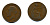 Великобритания 1 пенни 1921 Георг V (1910-1936) KM 810, Spink 4051 бронза 47-544