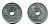 Дания 25 эре 1967 С; S, Фредерик IX (1947-1972) KM 855.1 медно-никель UNC 71-1559