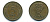 Дания 5 эре 1966 C; S, Фредерик IX (1947-1972) KM 848.1 бронза 80-335