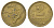 Бразилия 2 крузейро 1945 KM 559 алюминиевая бронза 4556-1226