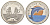 Палау 1 доллар 1998 Защита морской жизни - Дельфин KM 25 медно-никель PROOF 3896-124