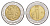 Мексика 1 песо 1998 Mo KM 603 биметалл 4636-523