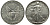 США 1 доллар 1993 шагающая свобода KM 273 серебро UNC 1084-6-33