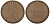 Ганновер 2 пфеннига 1838 A, Эрнст Август (1837-1851) KM 174.1, AKS 122, J. 55 медь 4681-1215