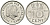 Нидерланды 10 центов 1969 Юлиана (1948-1980) KM 182 никель 96-367