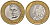Бразилия 1 реал 2009 KM 652a биметалл UNC 4619-317