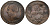 Греция 10 лепта 1869 ВВ, король Георг I (1863-1913) KM 43 медь 4572-433