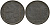 Бельгия 1 франк 1945 Belgie - Belgique, Леопольд III (1934-1947), германская оккупация, Вторая мировая война KM 128 цинк 4161-547