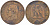 Франция 10 сантимов 1855 BB, Наполеон III (1852-1870) KM 771.3, Le Franc 133.23 бронза    4680-532