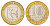 Россия 10 рублей 2009 СПМД, серия Российская федерация - Кировская область Y 997 биметалл aUNC 219-754