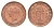 Цейлон 1 цент 1900 Виктория (1837-1901) KM 92 медь aUNC 75-1736