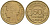 ФРАНЦИЯ 50 САНТИМОВ 1941 ТИП MORLON KM 894.1, LE FRANC 192.18 алюминиевая бронза 44-432