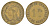 Бон, Алжир торговый жетон 1 франк ND (1915) Торговая палата KM TnB7 латунь 1524-921