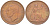 Великобритания 1 пенни 1937 Георг VI (1936-1952) KM 845, Spink 4114 бронза 4403-644