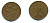 Великобритания 2 пенса 1971 Елизавета II (1952-2022) КМ 916, Spink 4235 (C1) бронза 4110-657