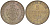 Саксония 5 пфеннигов 1869 В, Иоганн (1854-1873), Альбертинская линия KM 1218, Jaeger 123, AKS 151 медь 4385-742