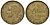 Франция 20 франков 1953 В, петух, 4 пера KM 917.2, Le Franc 402.12 алюминиевая бронза 4128-542