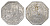 Нюрнберг трамвайный (транспортный) жетон в 20 пфеннигов ND (1920-1921) Карлов мост Men05 19256.19, Men18 24102.19 алюминий 4638-255