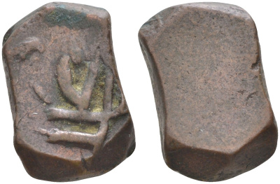 Индия, Радханпур (Radhanpur) 1 пайса ND Bismilla Khan (1874-1895), вес 9,91 гр. медь 4112-746