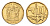 ЮАР 10 центов 1997 герб, цветок алоэ KM 161 сталь плакированная бронзой UNC 4694-738