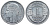 Франция 1 франк 1957 В KM 885а.2, Le Franc 221.20 алюминий 4128-337