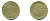 Италия 200 лир 1980 R, шестерня KM 105 алюминиевая бронза 4379-417