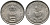 Индия 5 рупий 1995 50 лет FAO KM 157 медно-никель UNC 4364-4433