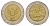 Индонезия 1000 рупий 1993 KM 56 биметалл UNC 4525-252