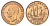 Великобритания 1/2 пенни 1950 Георг VI (1936-1952) KM 868, Spink 4118 бронза    4660-627