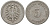 Германия 5 пфеннигов 1876 D, старогербовка KM 3, J. 3 медно-никель 51-3456