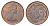 Новая Зеландия 2 цента 1967 Елизавета II (1952-2022), два цветка кохаи KM 32.1 бронза UNC 4669-618