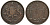 Британская Индия 1/4 анна 1833 год 1249, Бомбейское президентство, монетный двор Калькутта, большие английские буквы KM 232 медь 4556-412