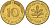 ФРГ 10 пфеннигов 1991 D KM 108, J. 383 сталь плакированная латунью 4175-956