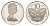 Новая Зеландия 10 центов 1973 тираж 8.000 экземпляров KM 41 медно-никель PROOF 4127-1342