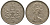 Великобритания 5 пенсов 1975 Елизавета II (1952-2022) KM 911, Spink 4233 (D1) медно-никель 186-844