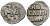 ВЕЛИКОЕ КНЯЖЕСТВО МОСКОВСКОЕ ДЕНГА 1535 - 1547 ИВАН IV ВАСИЛЬЕВИЧ, МОСКОВСКИЙ МОНЕТНЫЙ ДВОР, 0,33 ГР ГиК №48 серебро 262-1019