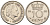 Нидерланды 10 центов 1950 Юлиана (1949-1980) КМ 182 никель 4567-553