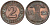 Германия 2 рентенпфеннига 1924 A KM 31, J. 307 бронза 4147-1244