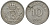 ДАНИЯ 10 ЭРЕ 1949 N; S, ФРЕДЕРИК IX (1947-1972) KM 841.1 медно-никель 62-513