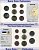 Эстония евронабор из 8 монет 2011 1, 2, 5, 10, 20, 50 евроцентов, 1 и 2 евро, в картонном буклете биметалл UNC 00-00