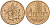 Франция 10 франков 1976 тип Матье KM 940, Le Franc 365.7-8 никель латунь  UNC  4187-327