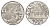 Кобленц 1/2 марки 1921 Funck 80.9A, Men05 4526.18, Men18 5727.18/20 сталь UNC 4586-922