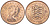 Джерси 1 новый пенни 1971 Елизавета II (1952-2022), герб KM 30 бронза UNC 3996-1036